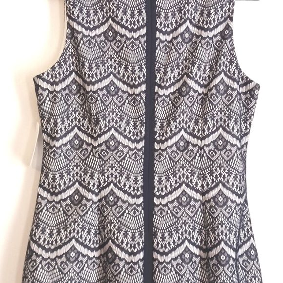 Jessica Simpson "Baroque Design" Lace Look Dress in Size 12 (NWT) - Picture 5 of 10